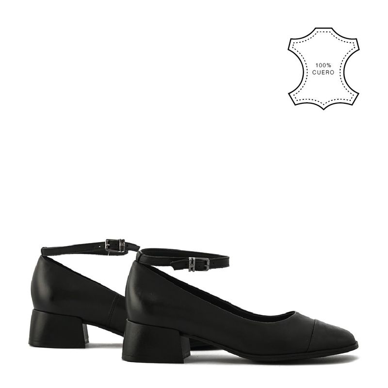 AMPHORA - Zapato taco Reina angeline negro