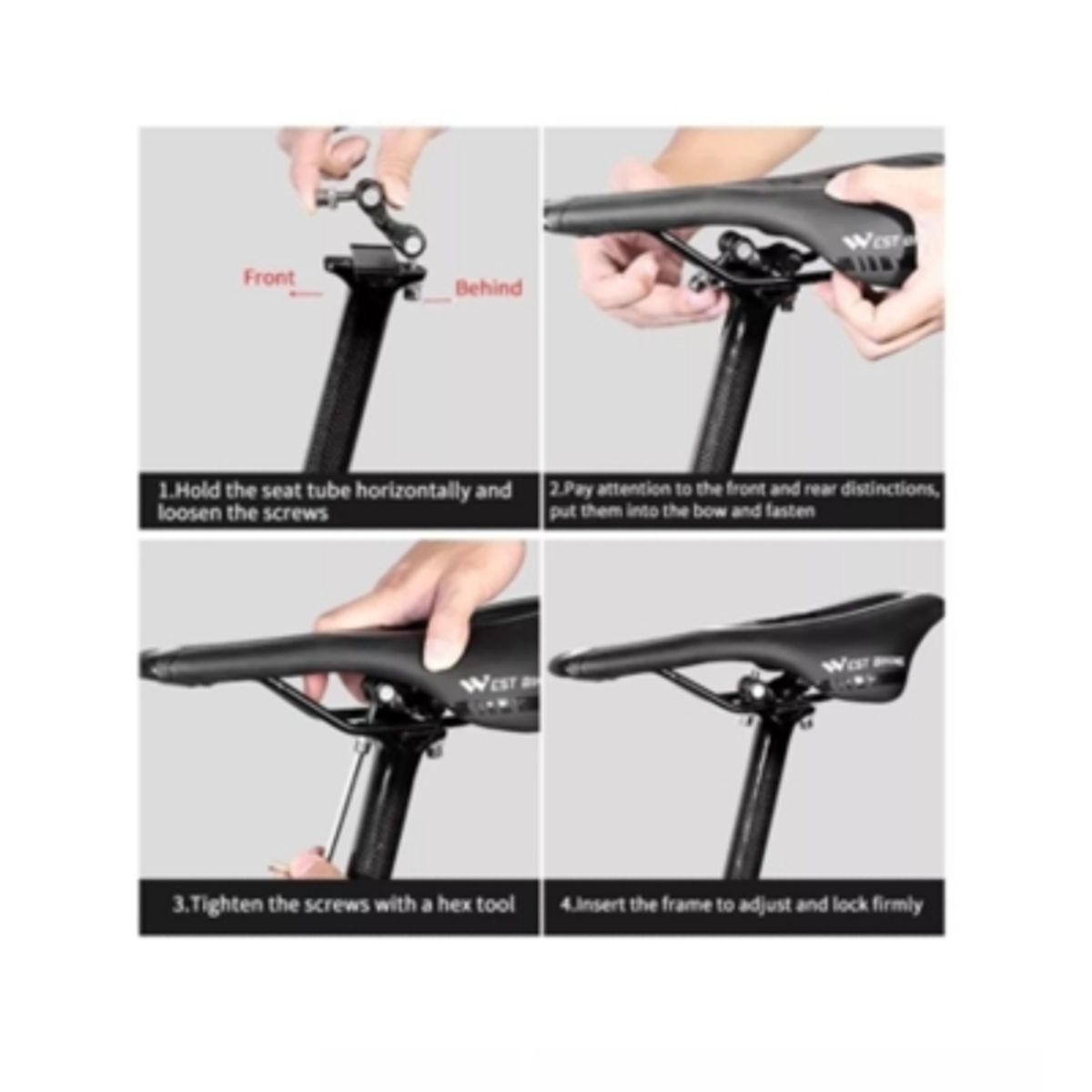 WEST BIKING - Tubo Sillín Carbono Mtb Ruta Bicicleta