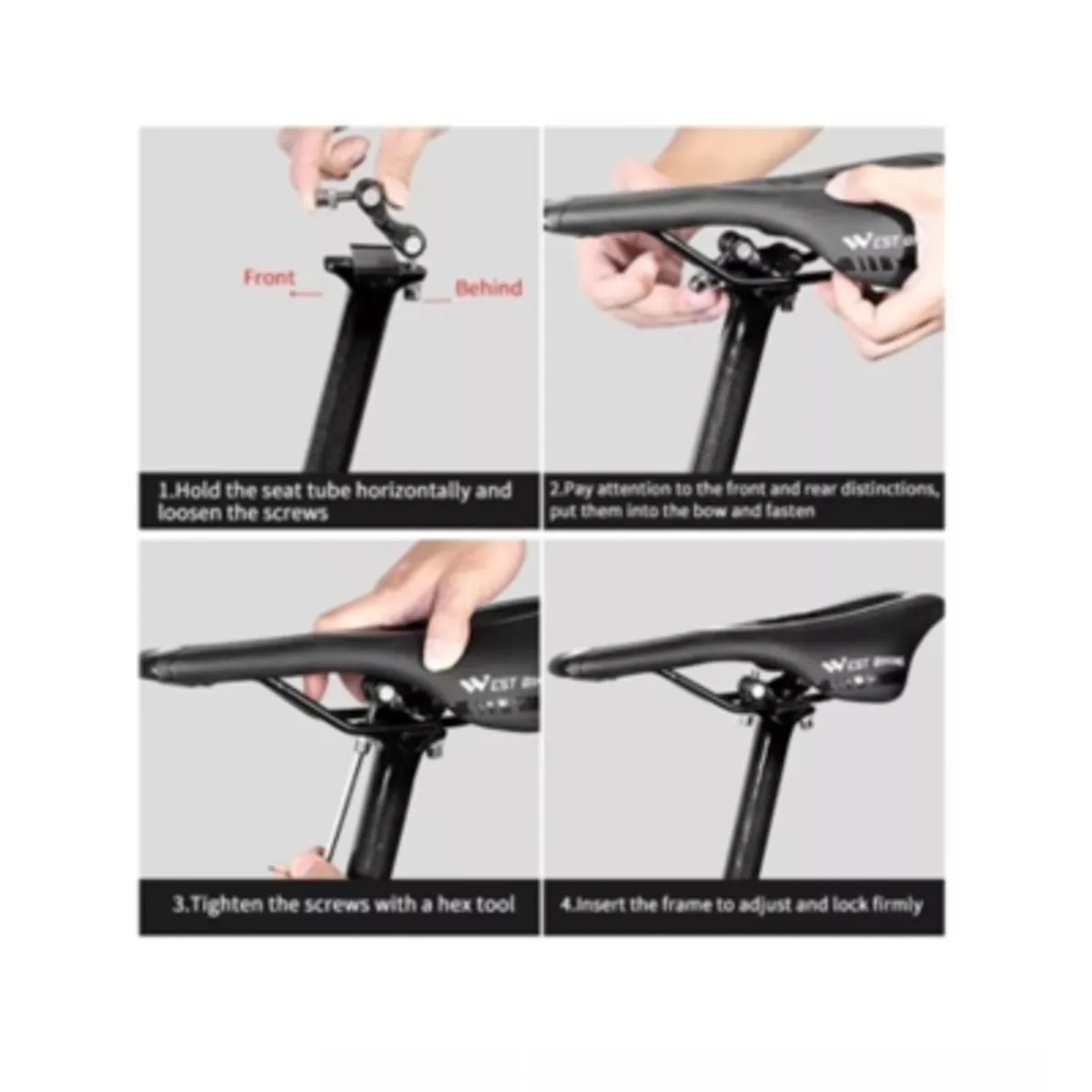 WEST BIKING - Tubo Sillín Carbono Mtb Ruta Bicicleta