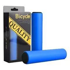 GENERICO - Puños De Silicona Para Bicicletas, Grips, Empuñadura - Azul