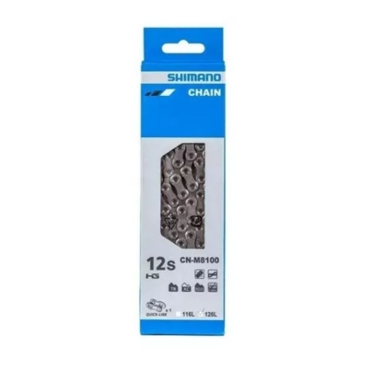 SHIMANO - Cadena Bicicleta Shimano Deore Xt Cn-m8100 116 Links 12v