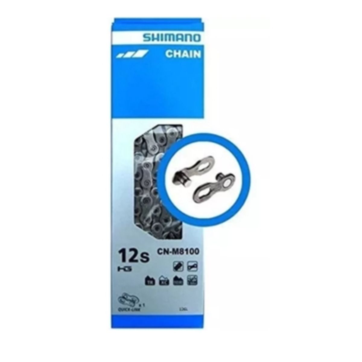 SHIMANO - Cadena Bicicleta Shimano Deore Xt Cn-m8100 116 Links 12v