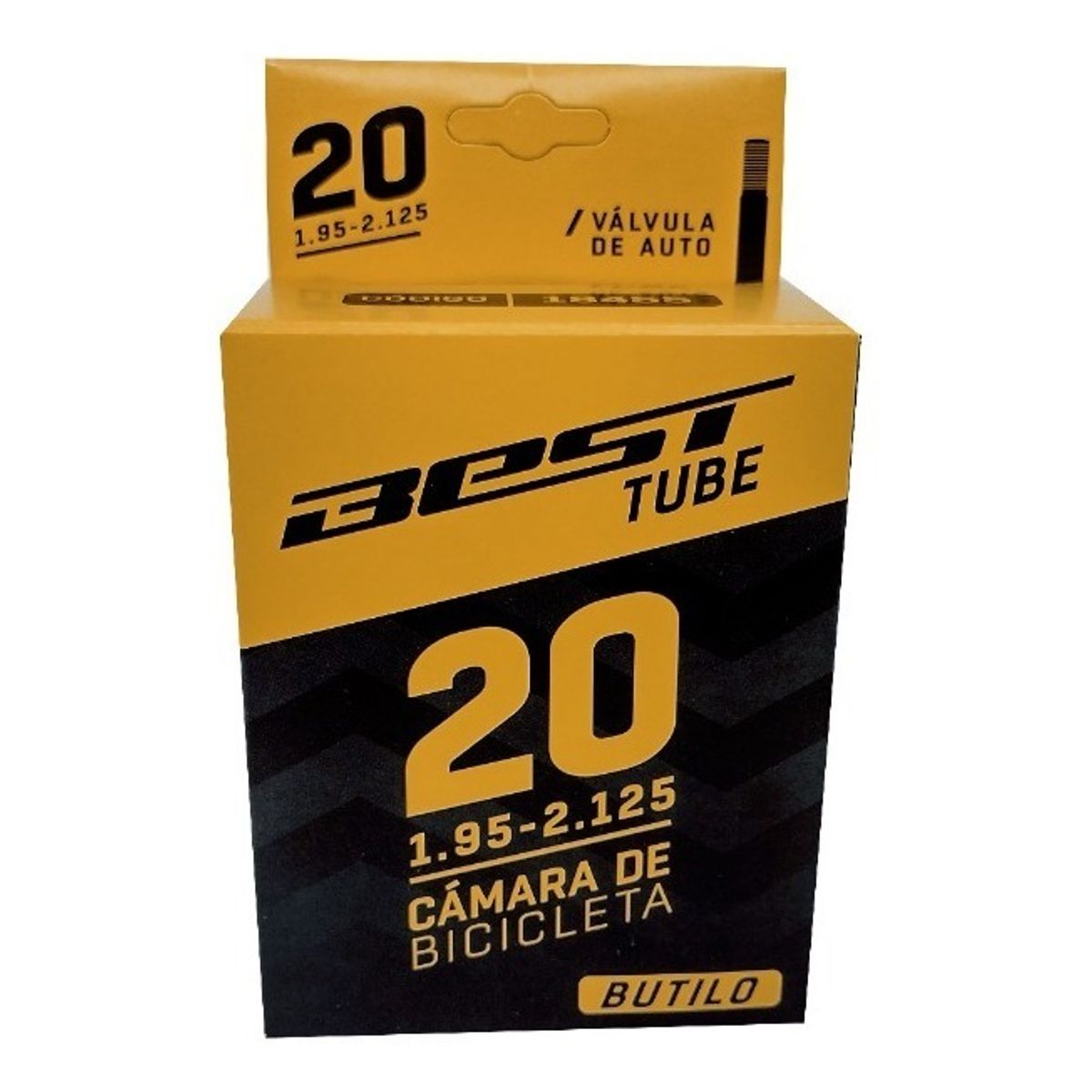 GENERICO - Cámara Bicicleta Butilo Best  20 (1.95-2.125) V/auto 48mm