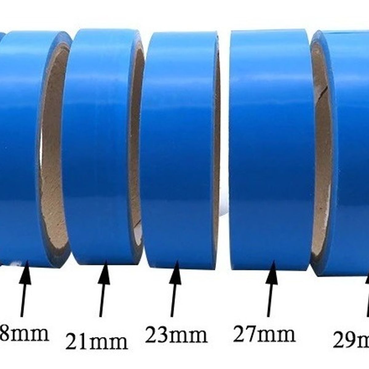 GENERICO - Cinta De Sellado Tubeless Varios Grosores 10 Mts Tubular - Negro