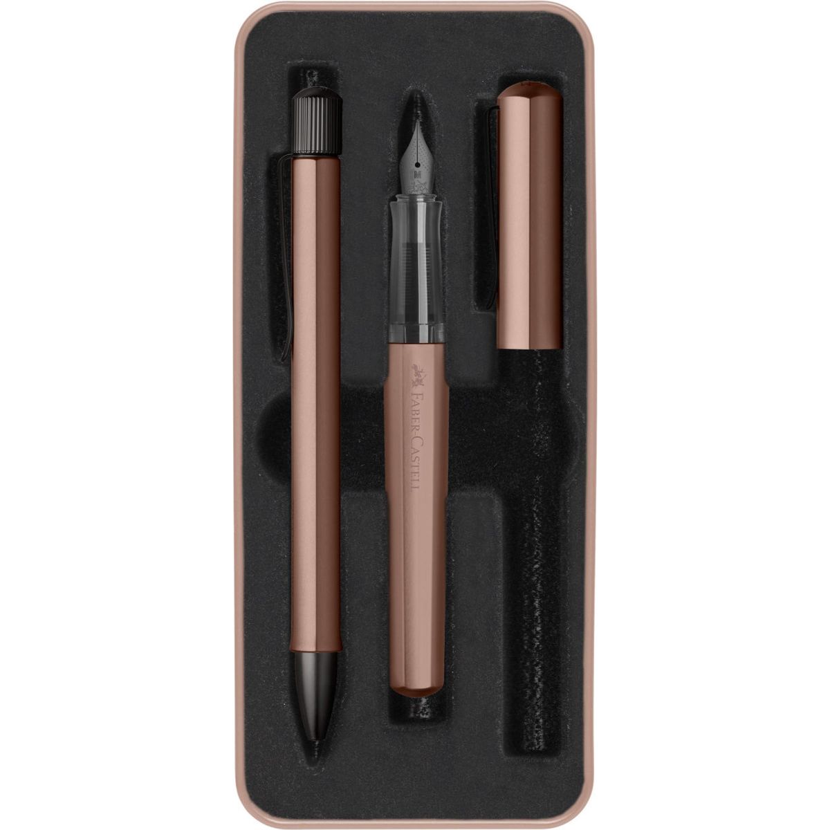 FABER-CASTELL - Set De Regalo Pluma Estilografica Faber-Castell Bronce