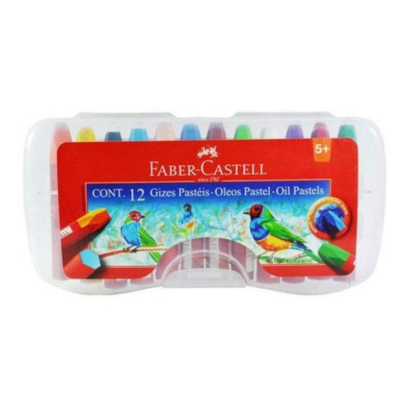 FABER-CASTELL - Lápiz Pastel Oil Maleta Faber-Castell x12 Colores
