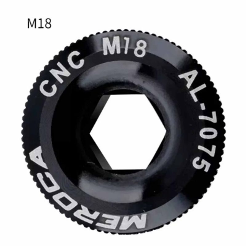 GENERICO - Tapa Perno Biela Aluminio Bicicleta M18 Mtb