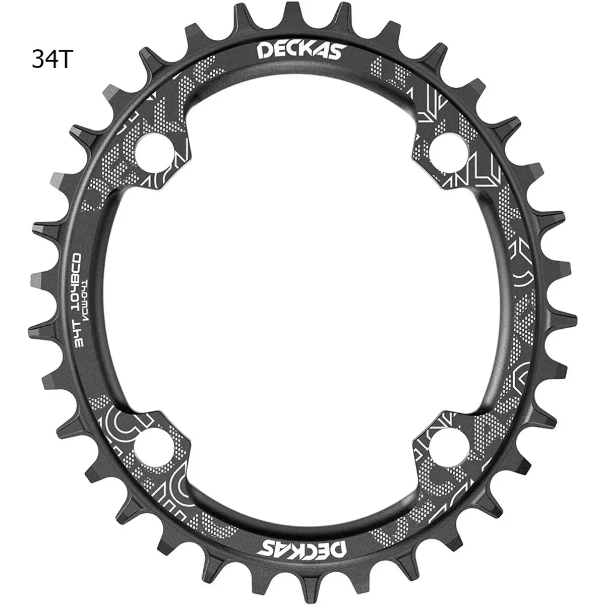 GENERICO - Plato Ovalado Mtb Narrow Wide Bicicleta 30t 32t 34t 36t 38t