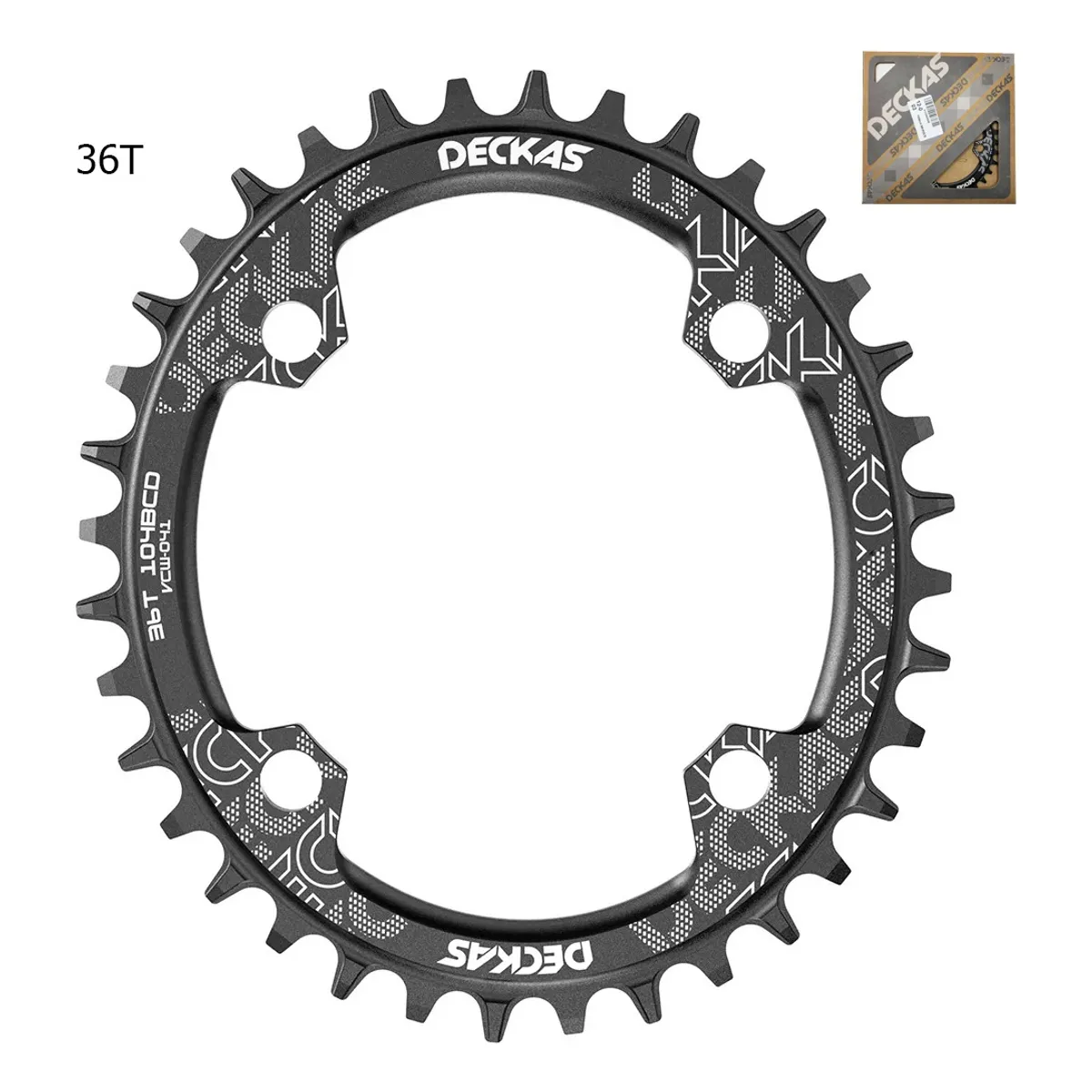GENERICO - Plato Ovalado Mtb Narrow Wide Bicicleta 30t 32t 34t 36t 38t