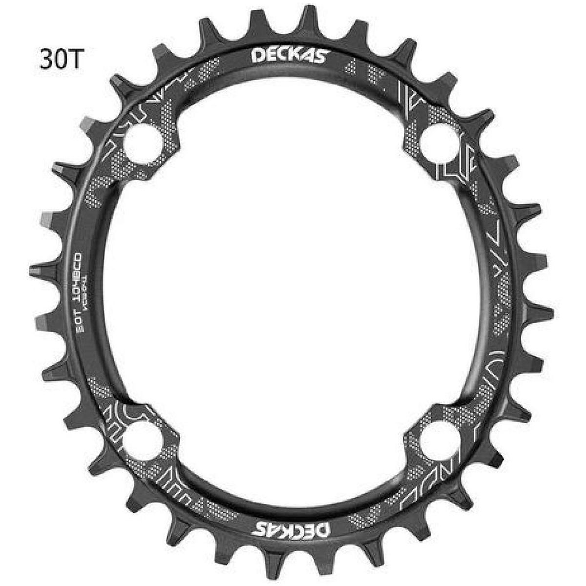 GENERICO - Plato Ovalado Mtb Narrow Wide Bicicleta 30t 32t 34t 36t 38t