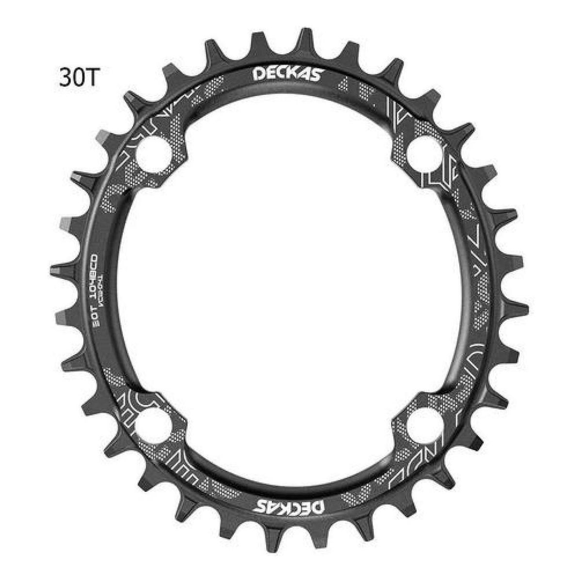 GENERICO - Plato Ovalado Mtb Narrow Wide Bicicleta 30t 32t 34t 36t 38t