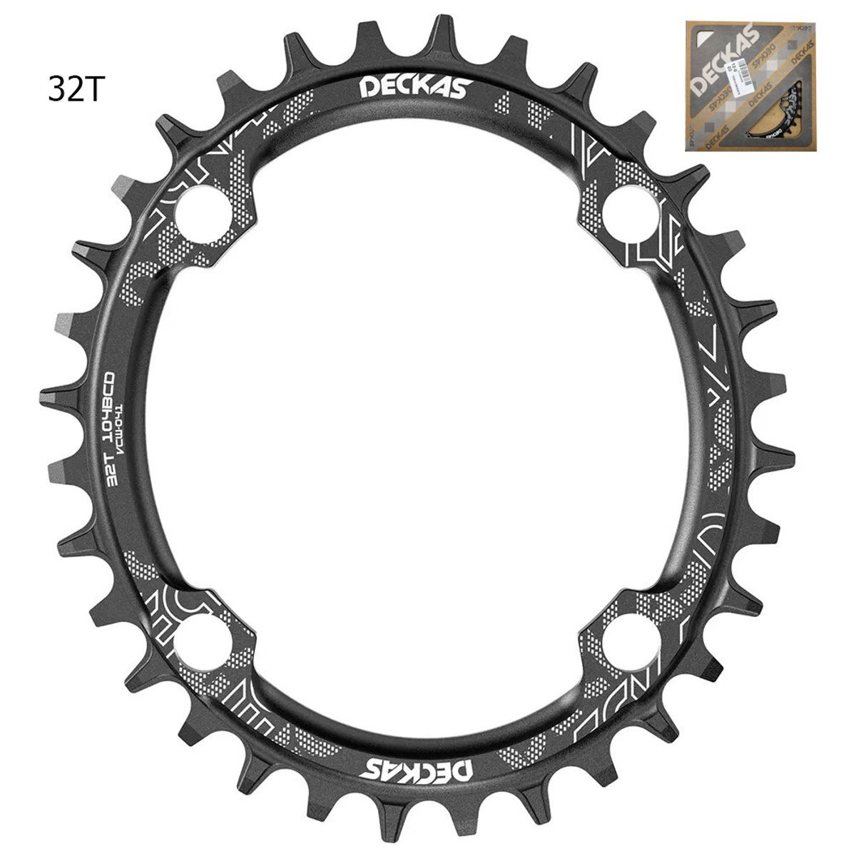 GENERICO - Plato Ovalado Mtb Narrow Wide Bicicleta 30t 32t 34t 36t 38t