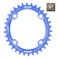 GENERICO - Plato Ovalado Mtb Narrow Wide Bicicleta 30t 32t 34t 36t 38t