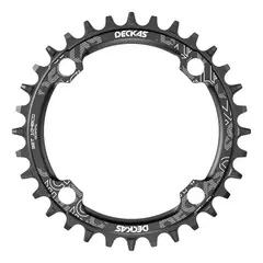 GENERICO - Plato Redondo Mtb Narrow Wide Bicicleta 30t 32t 34t 36t 38t