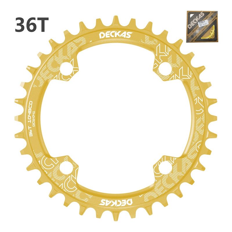 GENERICO - Plato Redondo Mtb Narrow Wide Bicicleta 30t 32t 34t 36t 38t