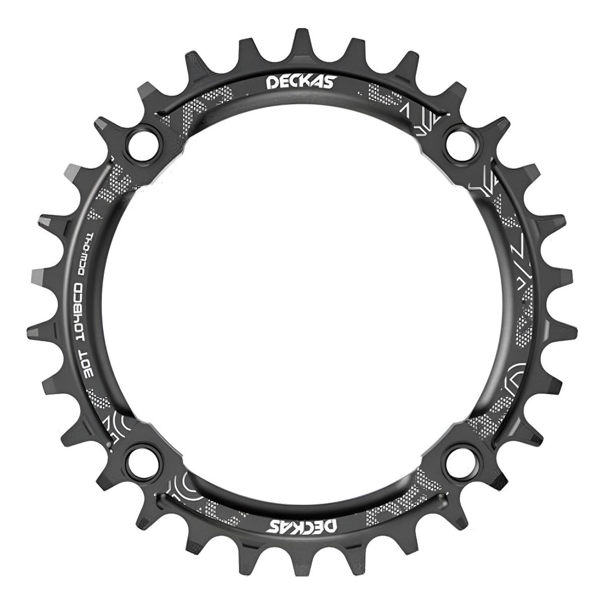 GENERICO - Plato Redondo Mtb Narrow Wide Bicicleta 30t 32t 34t 36t 38t - Azul