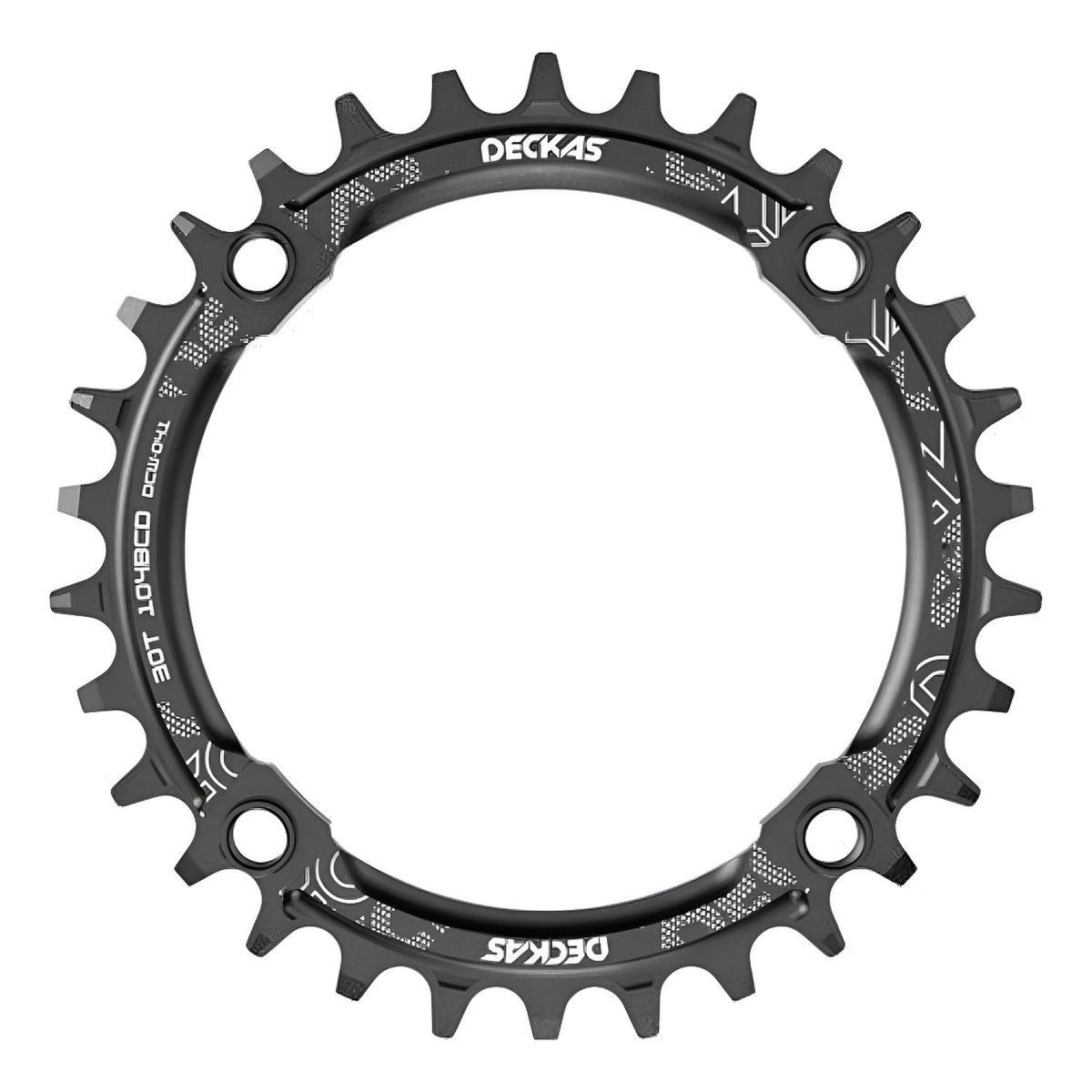 GENERICO - Plato Redondo Mtb Narrow Wide Bicicleta 30t 32t 34t 36t 38t - Azul