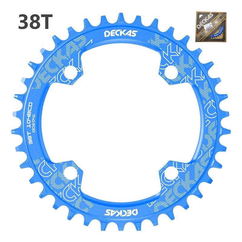 GENERICO - Plato Redondo Mtb Narrow Wide Bicicleta 30t 32t 34t 36t 38t