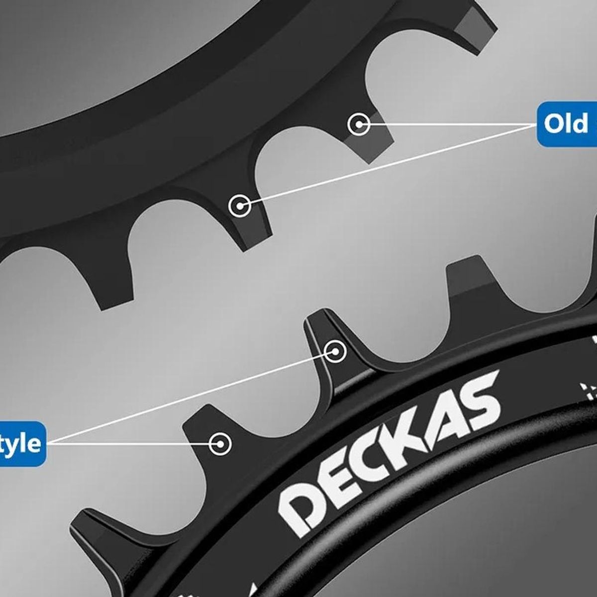 GENERICO - Plato Redondo Mtb Narrow Wide Bicicleta 30t 32t 34t 36t 38t - Rojo