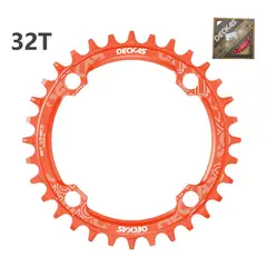 GENERICO - Plato Redondo Mtb Narrow Wide Bicicleta 30t 32t 34t 36t 38t