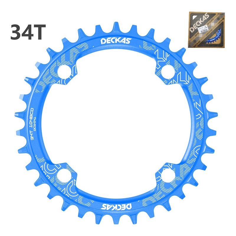 GENERICO - Plato Redondo Mtb Narrow Wide Bicicleta 30t 32t 34t 36t 38t