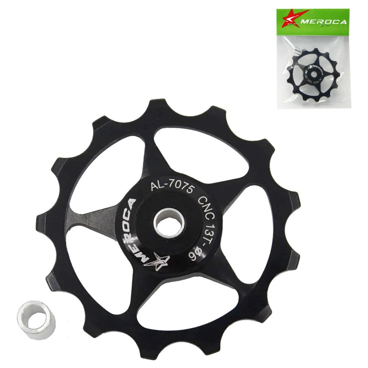 GENERICO - Roldana Pata Desviador  Trasero 11t 13t 6mm Bicicleta Polea