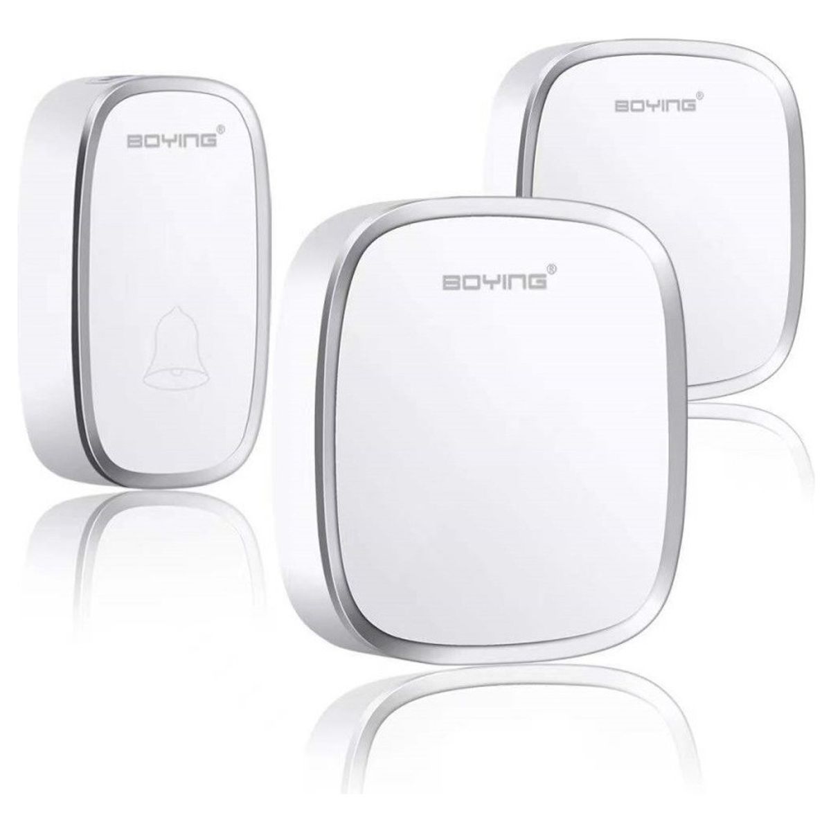 U BUY - Timbre Inalámbrico Con Luz Led 1 Transmisor 2 Rec