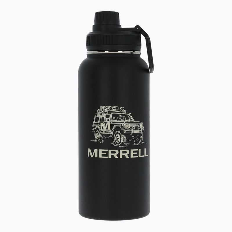 MERRELL - Botella Unisex Merced Stainless Acero 1L Negro MERRELL