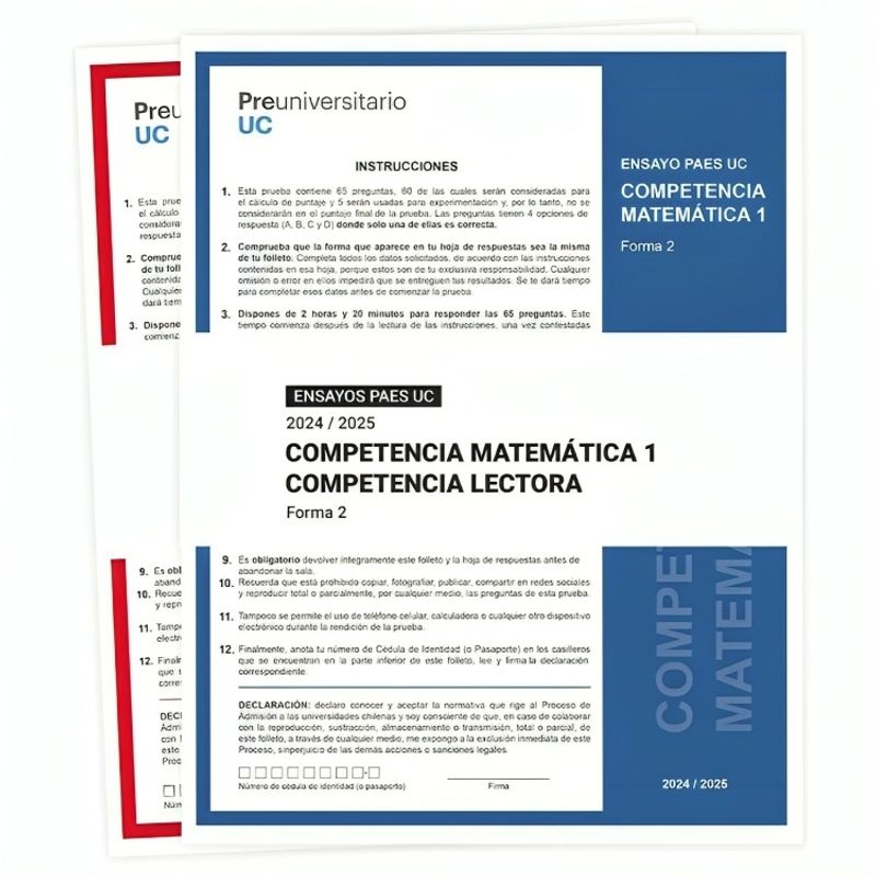 TOP10BOOKS - TEXTO ENSAYO PAES UC. SET FORMA 2 /932