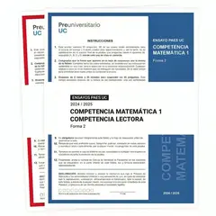 TOP10BOOKS - LIBRO Ensayo Paes Uc. Set Forma 2 - Preuniversitario Uc