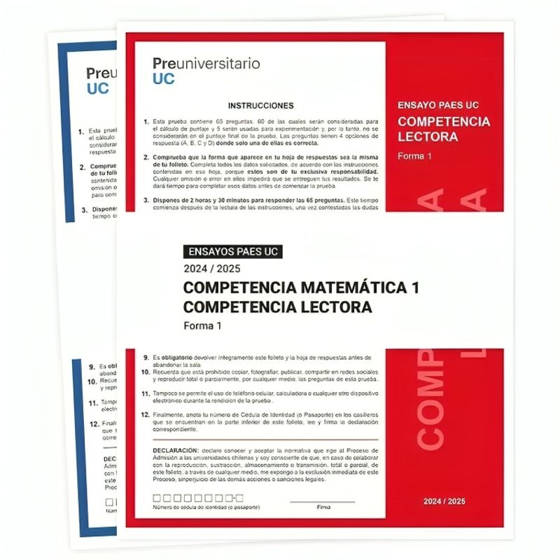 TOP10BOOKS - TEXTO ENSAYO PAES UC. SET FORMA 1 /918