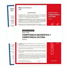 TOP10BOOKS - TEXTO Ensayo Paes Uc. Set Forma 1 - Ensayo Paes Uc. Set Forma 1