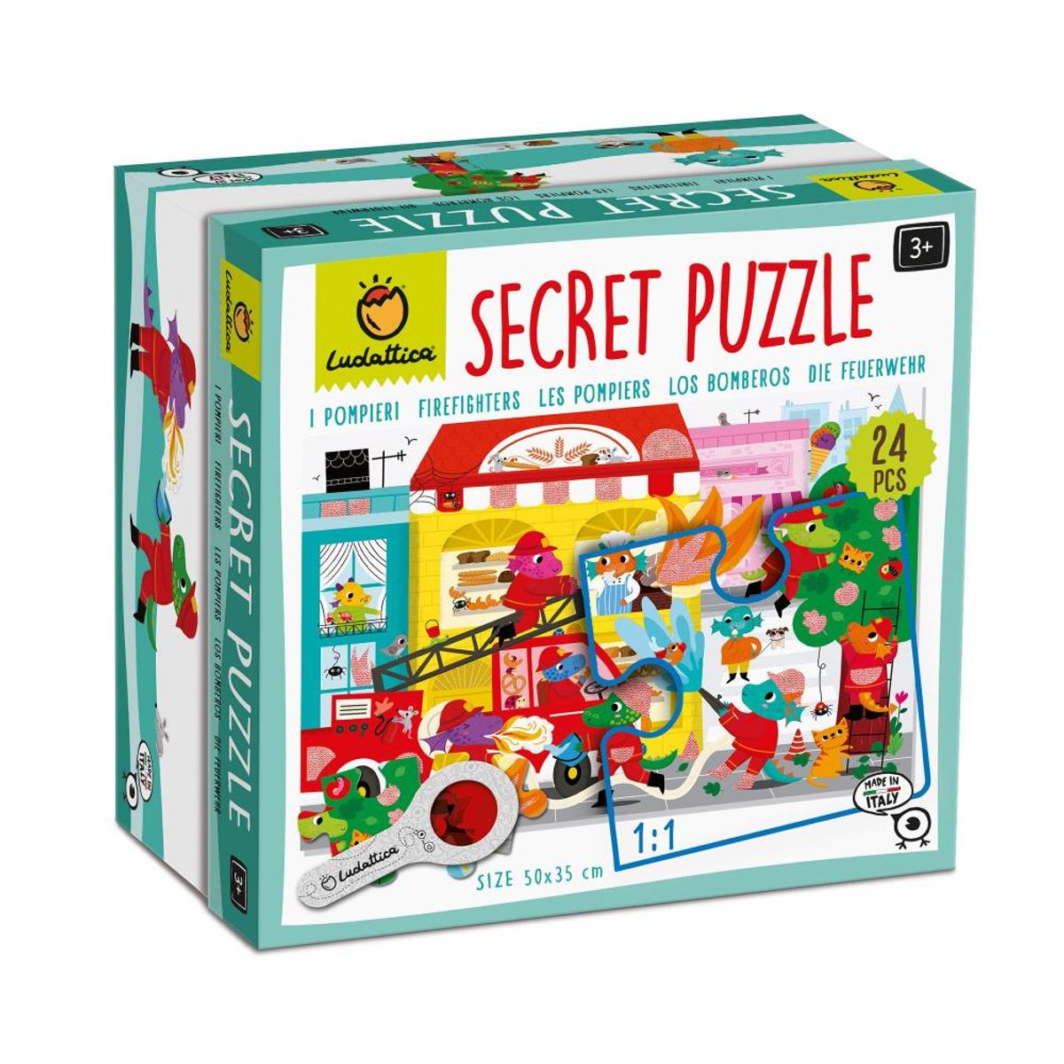 LUDATTICA - Puzzle Secreto Los Bomberos Ludattica