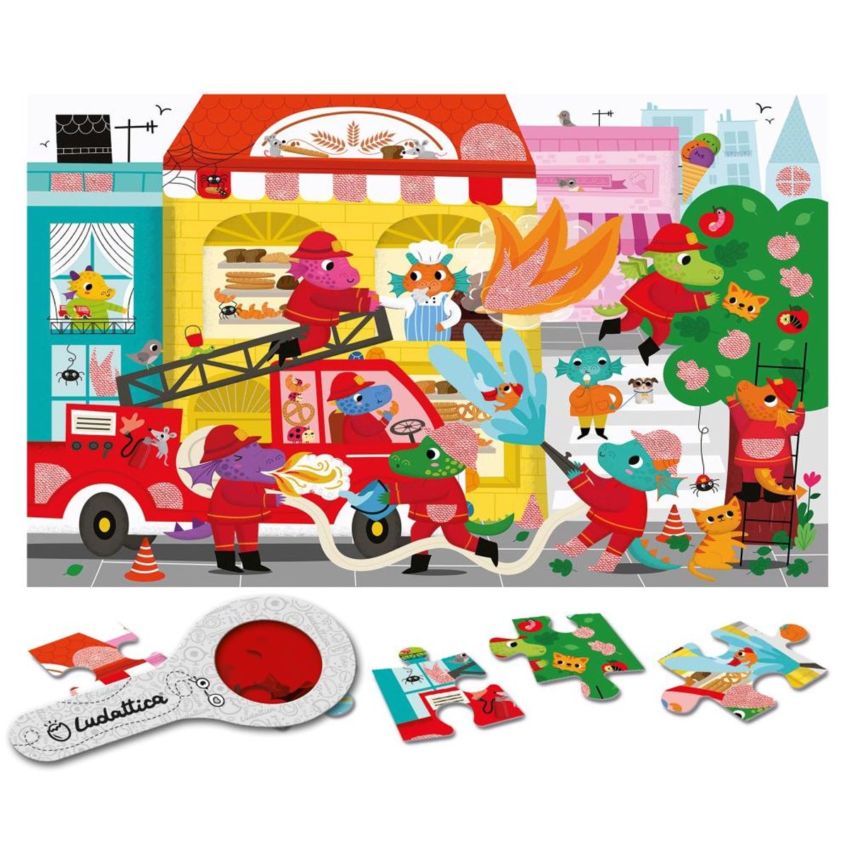 LUDATTICA - Puzzle Secreto Los Bomberos Ludattica