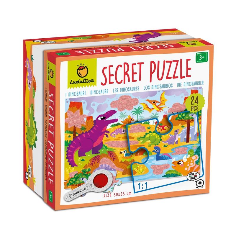 LUDATTICA - Puzzle Secreto Los Dinosaurios Ludattica