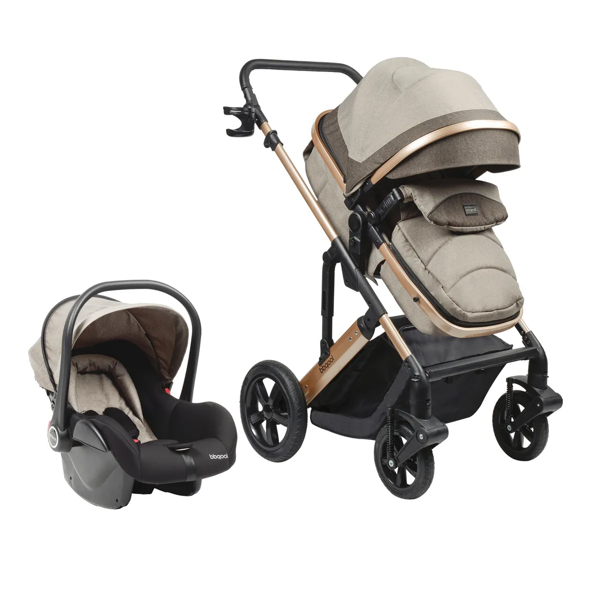 BBQOOL - Coche Travel System Zion Beige