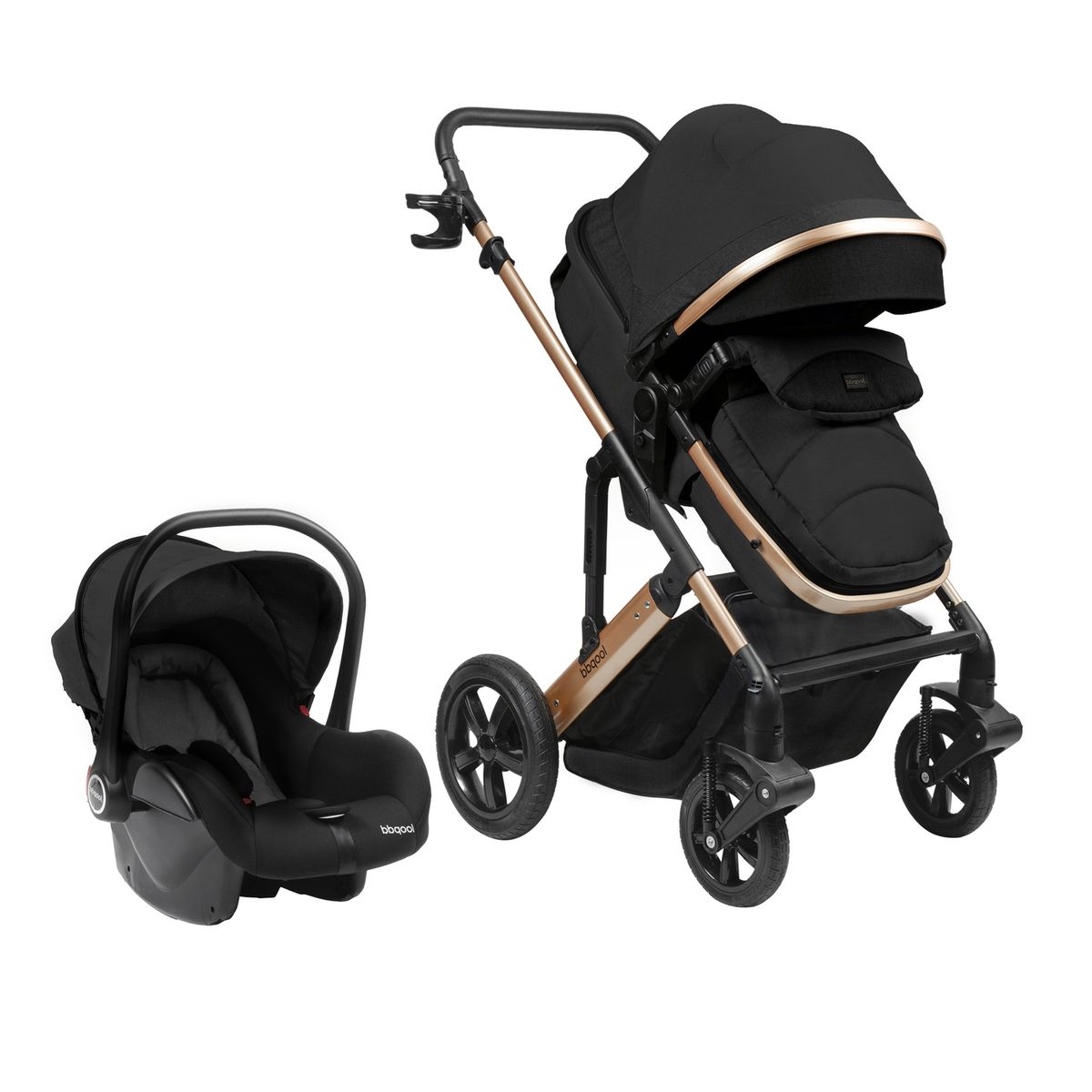 BBQOOL - Coche Travel System Zion Black