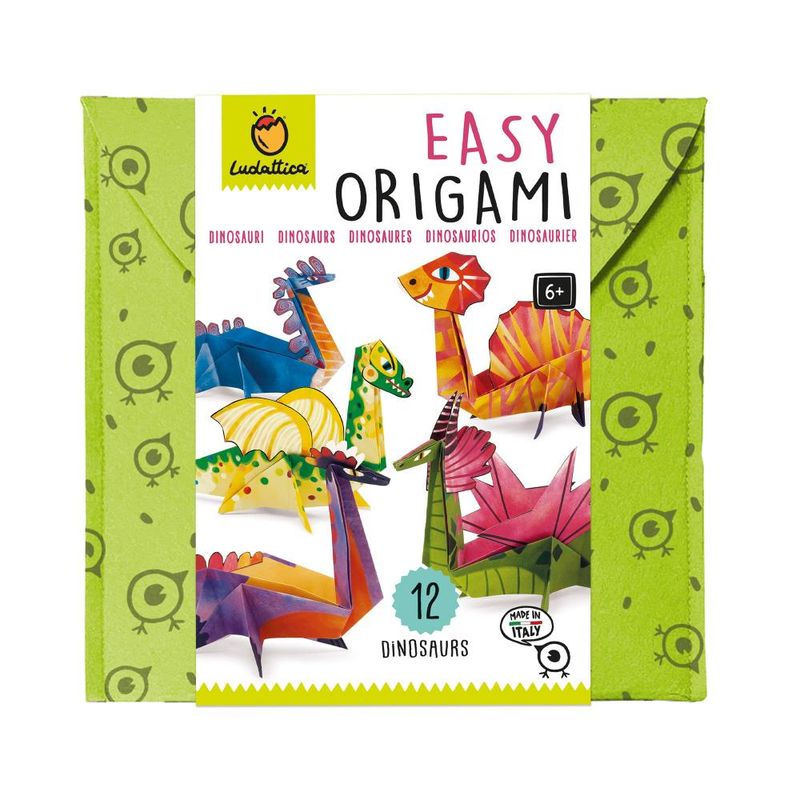 LUDATTICA - Origami Fácil 12 Dinosaurios Ludattica