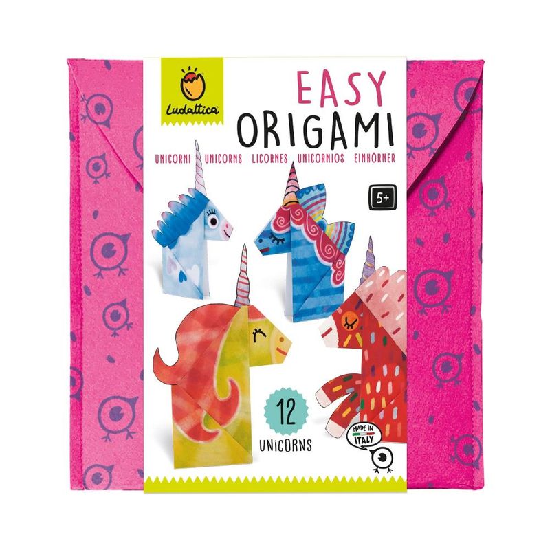 LUDATTICA - Origami Fácil 12 Unicornios Ludattica