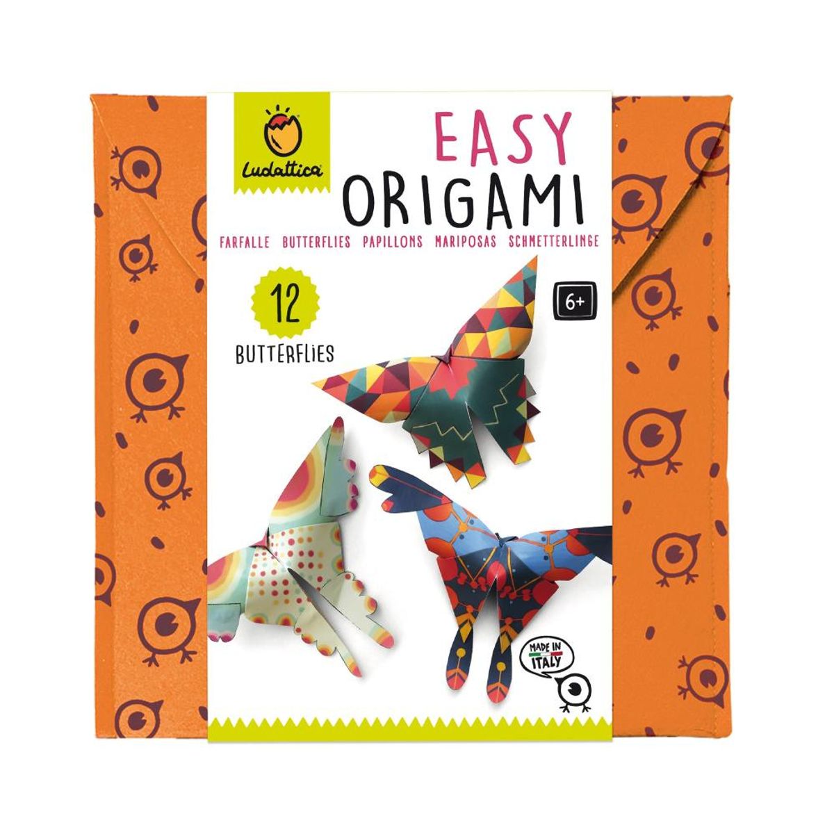 LUDATTICA - Origami Fácil 12 Mariposas Ludattica