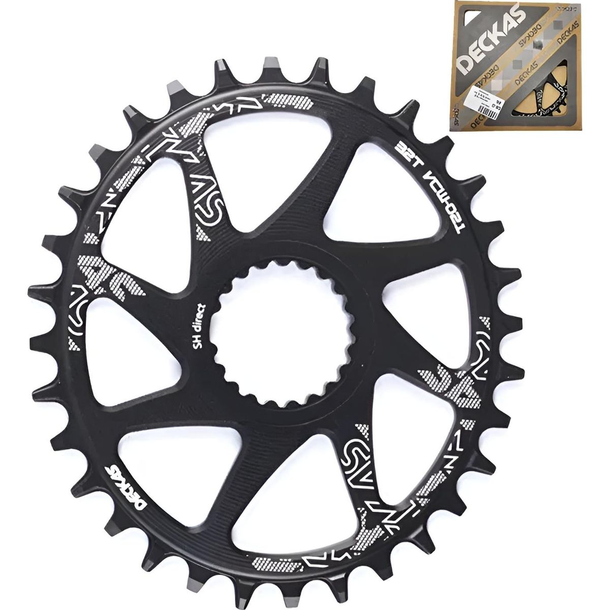GENERICO - Plato Ovalado 12v 32t Direct Mount Compatible Shimano