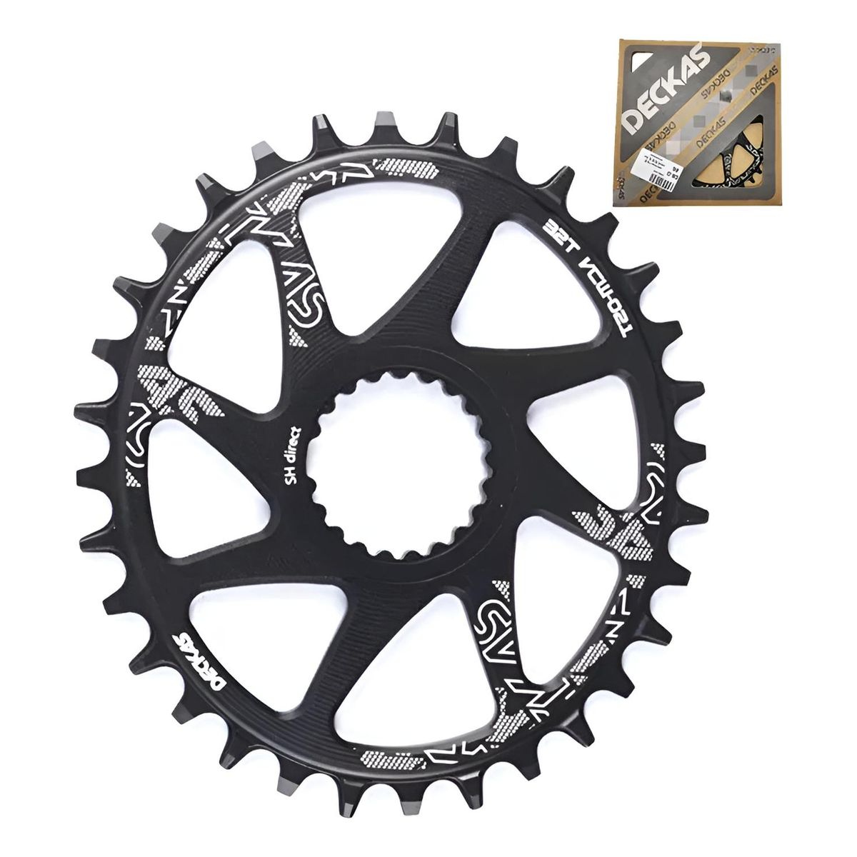 GENERICO - Plato Ovalado 12v 32t Direct Mount Compatible Shimano