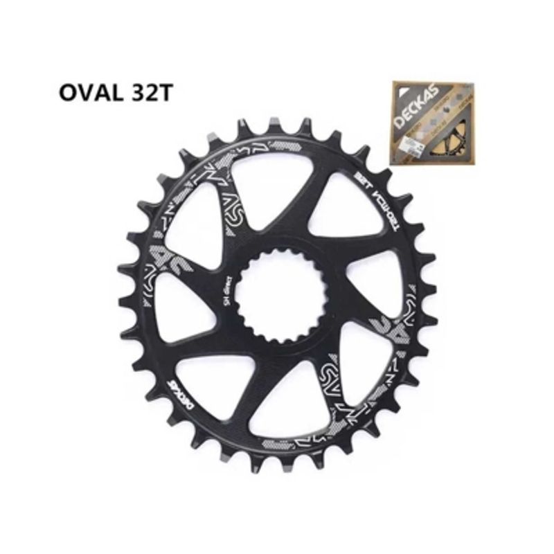 GENERICO - Plato Ovalado 12v 32t Direct Mount Compatible Shimano