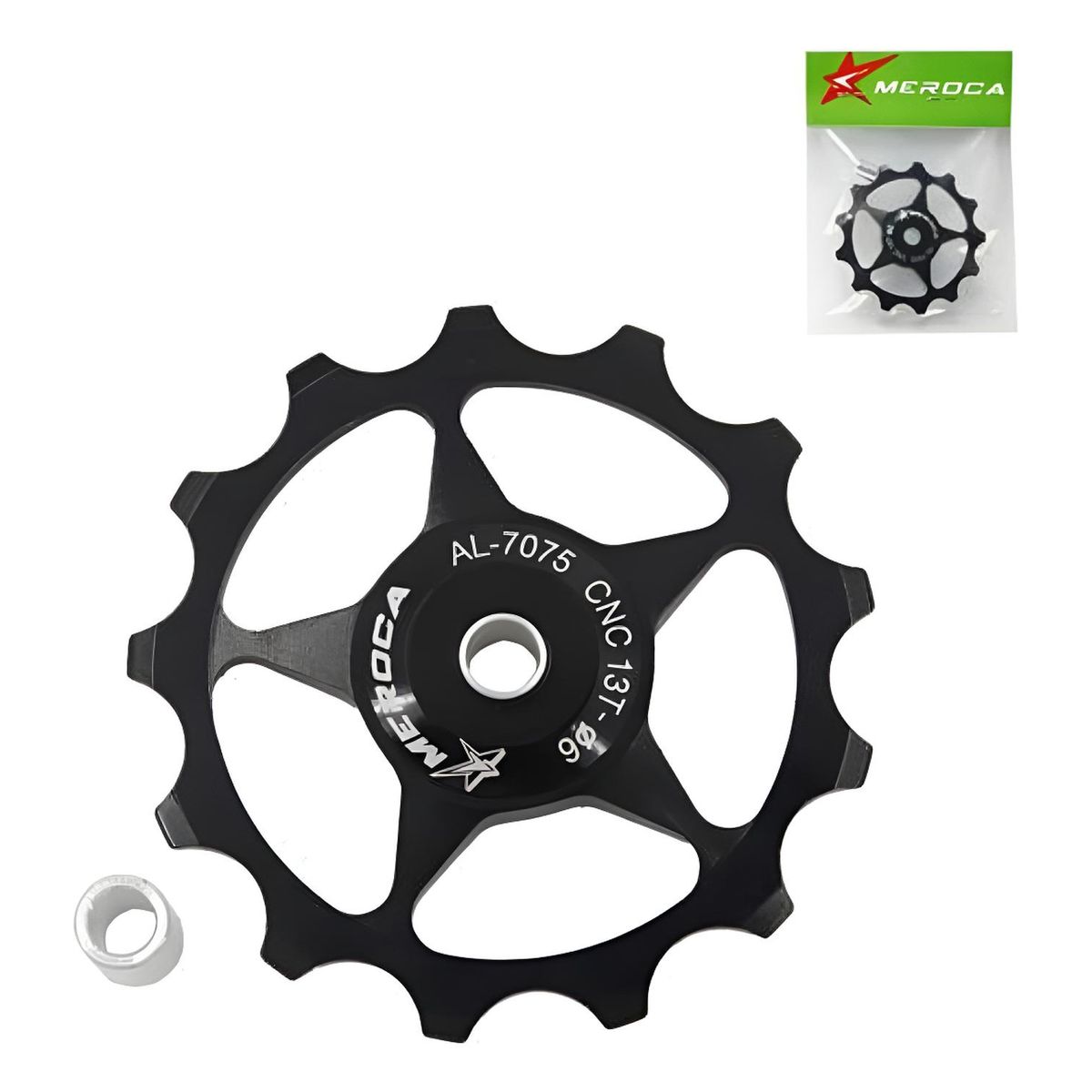GENERICO - Roldana Pata Desviador  Trasero 11t 13t 6mm Bicicleta Polea