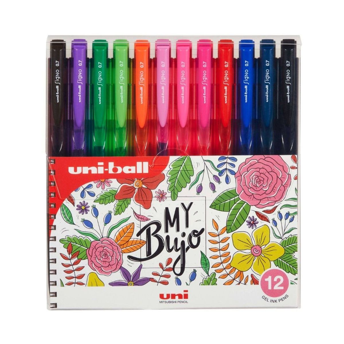 UNI BALL - Set Bolígrafos Uniball UNI UM-155 Bujo x12 Colores A