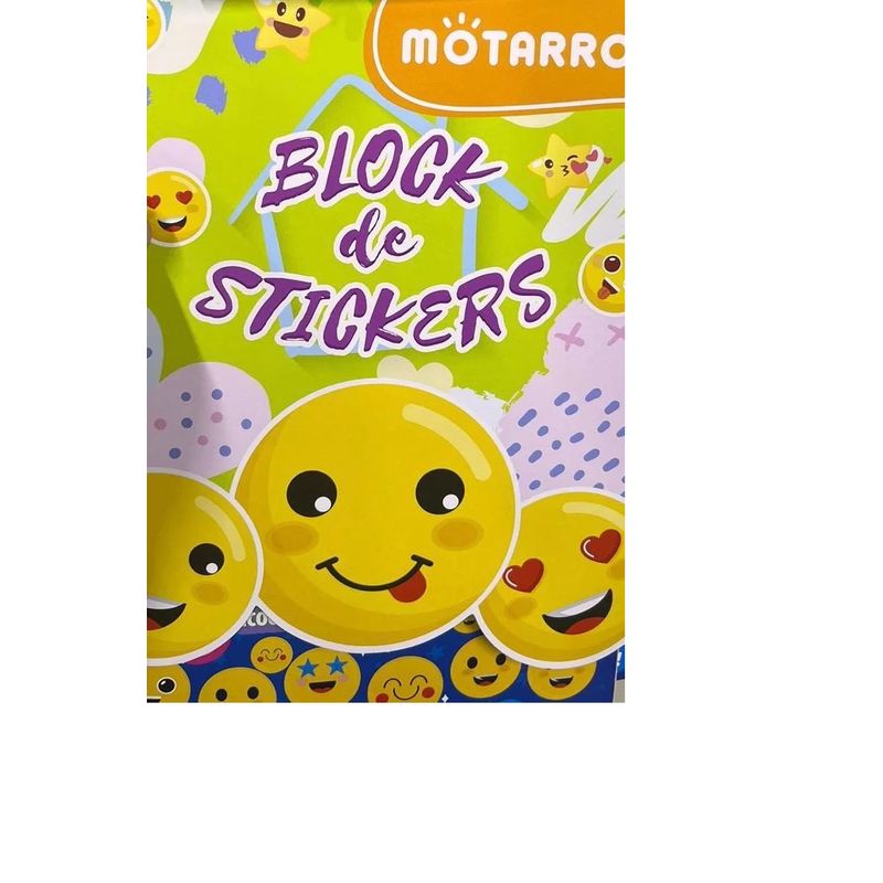 GENERICO - Block De Stickers Caras - Emoticones