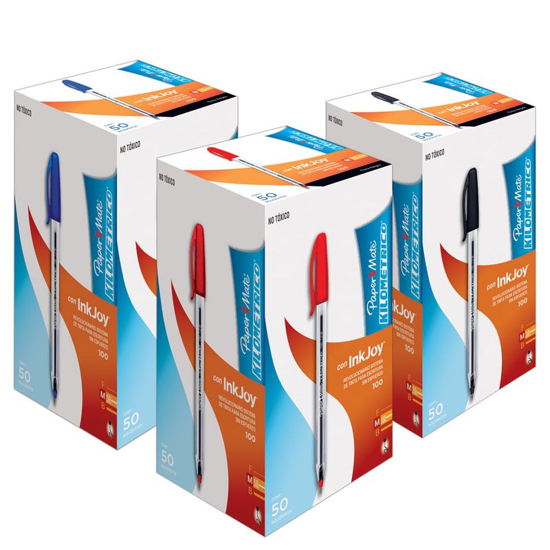 PAPER MATE - Lapiz Boligrafo Kilometrico Nº100 X50 Unidades  Superstore