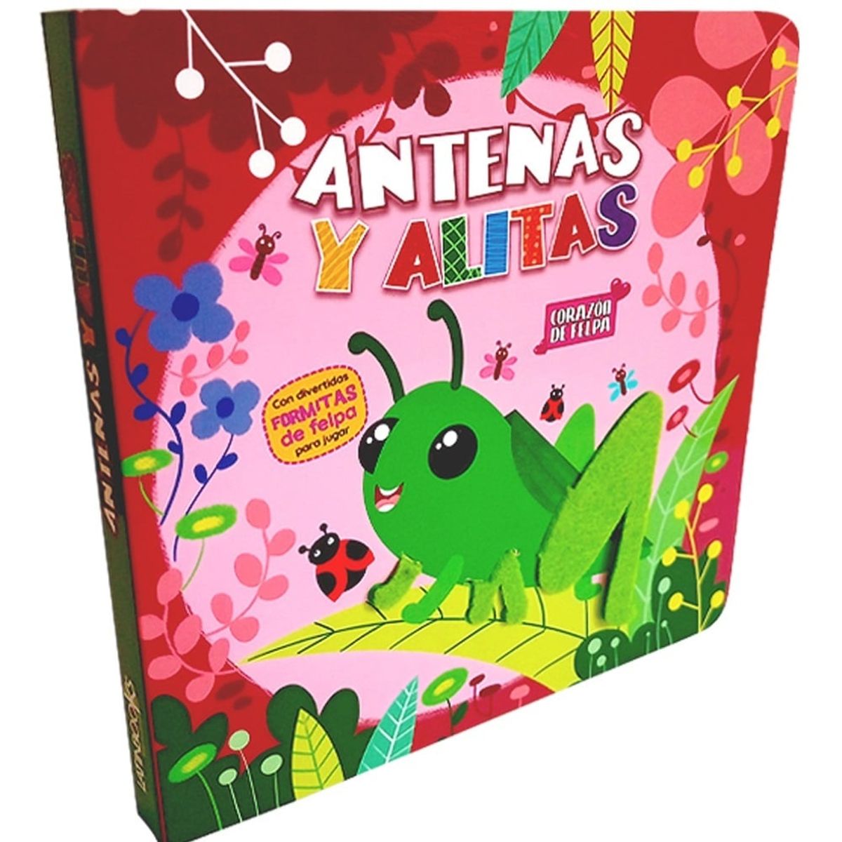 LATINBOOKS - Libro CORAZÓN DE FELPA - ANTENAS Y ALITAS
