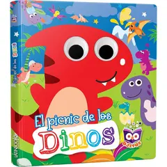 LATINBOOKS - Libro OJITOS -EL PICNIC DE LOS DINOS