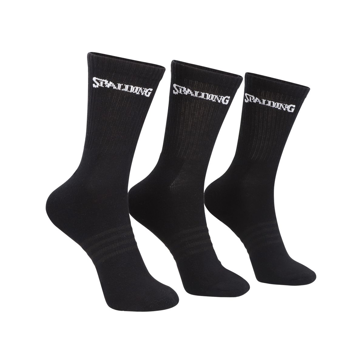 SPALDING - Calcetines Deportivos Medios Spalding Tripack Adulto